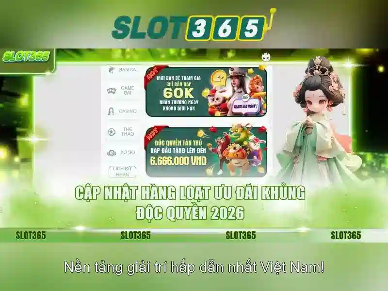 Slot365: Tổng quan và trải nghiệm slot trực tuyến