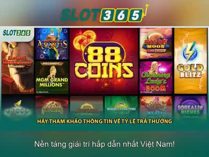 Slot365 và hành trình chơi slot trực tuyến